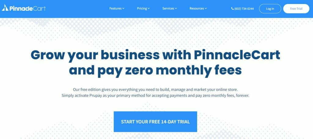 Pinnacle Cart free online shopping cart software