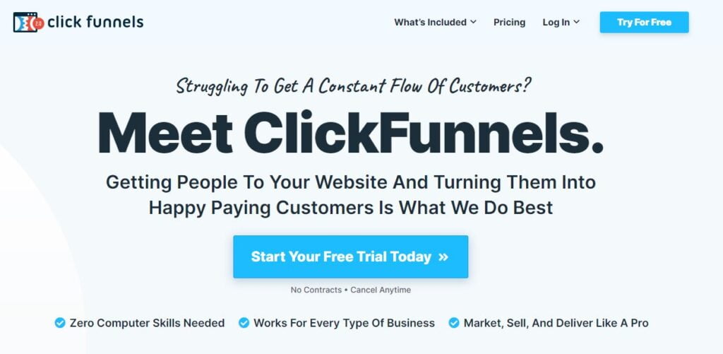 Leadpages vs Clickfunnels