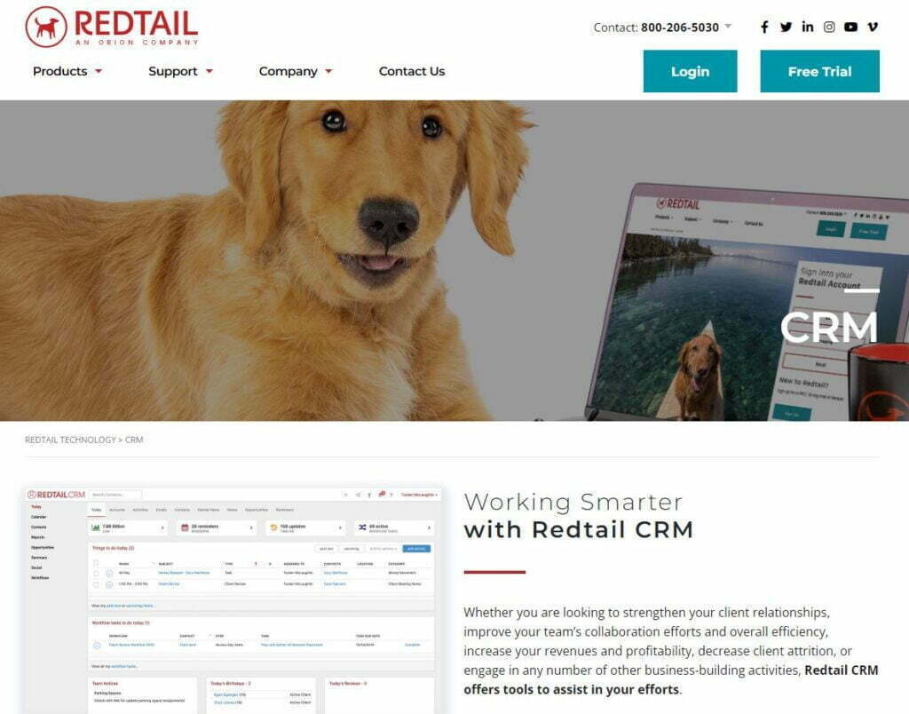 Redtail Technology Home page