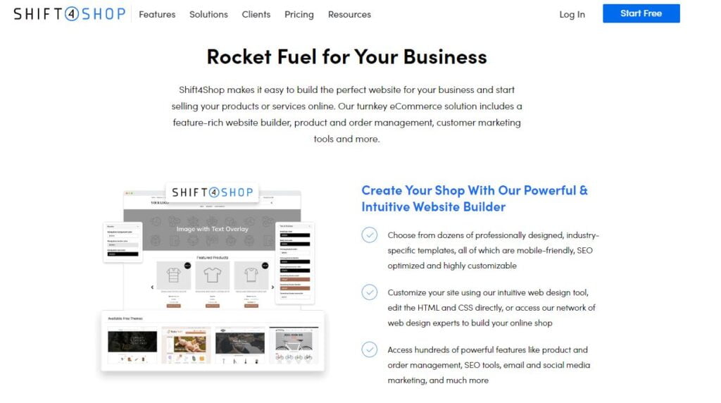 Shift4Shop Home Page