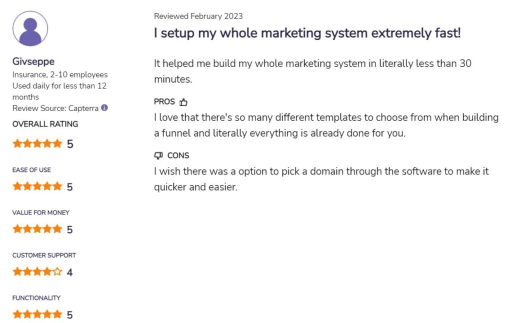 Systeme.io user review 1