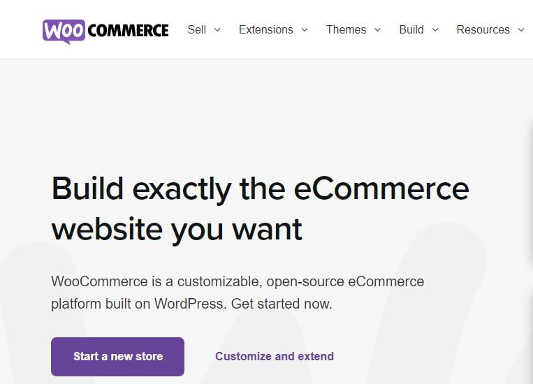 Woocommerce - Listed as one of the best Ecommerce Platforms for free