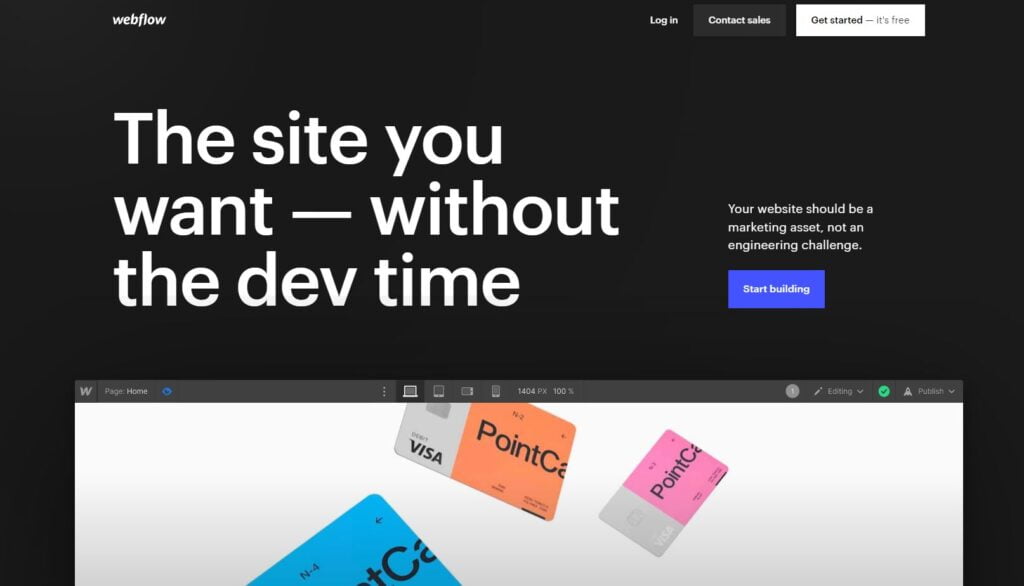 Webflow Home Page