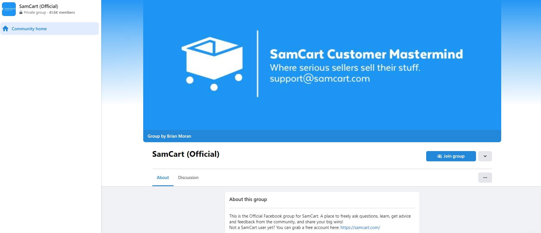 SamCart Facebook Group